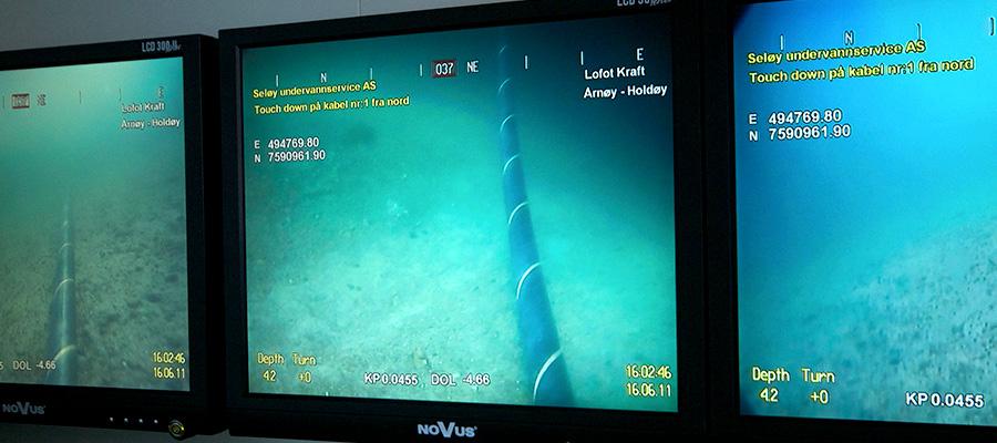 rov survey mapping submarine pipe